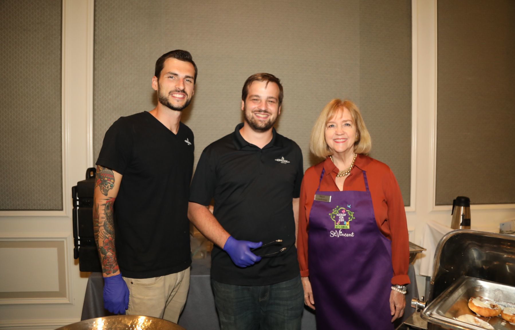 Brian Finder, Brandon Weimer, Mayor Lyda Krewson
